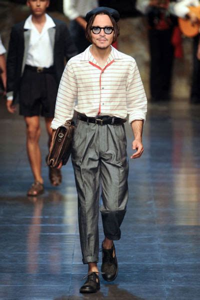 johnny depp dolce gabbana